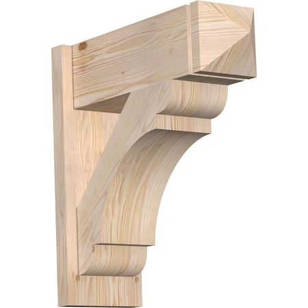 Ekena Millwork Olympic Smooth Arts and Crafts Outlooker, Douglas Fir, 7 1/2"W x 22"D x 22"H OUT08X22X22OLY03SDF
